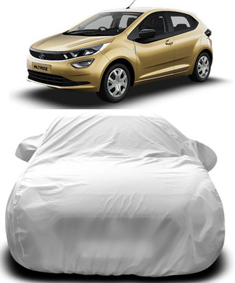 APNEK Car Cover For Tata Altroz (With Mirror Pockets)(Silver)