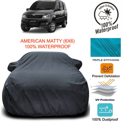 APNEK Car Cover For Mahindra Xylo (With Mirror Pockets)(Grey)