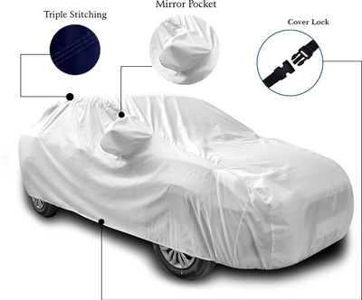 MoTRoX Car Cover For Mahindra Thar (With Mirror Pockets)(Silver)