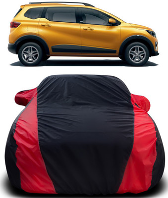 APNEK Car Cover For Renault Triber (With Mirror Pockets)(Black, Red)
