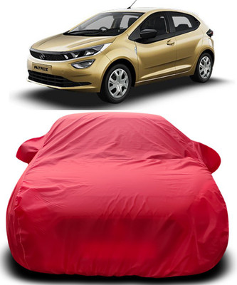 Gavya Car Cover For Tata Altroz (With Mirror Pockets)(Red)