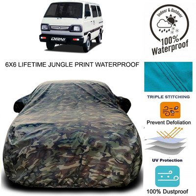 Yuniek Car Cover For Maruti Suzuki Omni (With Mirror Pockets)(Green)