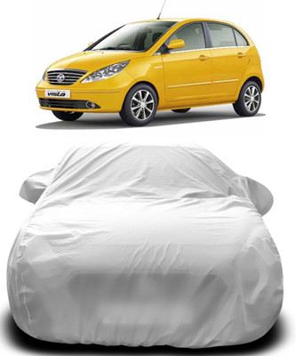 Elegance Car Cover For Tata Indica Vista (With Mirror Pockets)(Silver)