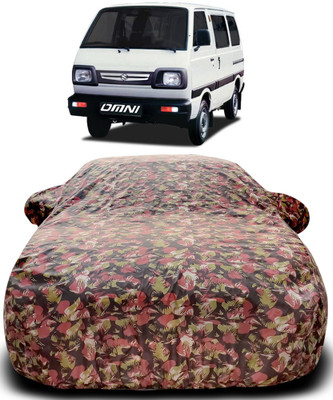 APNEK Car Cover For Maruti Suzuki Omni (With Mirror Pockets)(Multicolor)