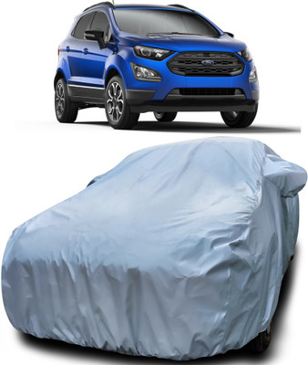 APNEK Car Cover For Ford Ecosport (With Mirror Pockets)(Silver)
