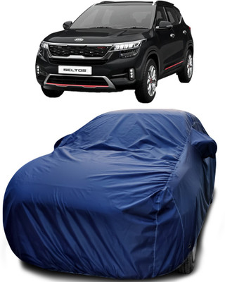 ProRox Car Cover For Kia SELTOS (With Mirror Pockets)(Blue)