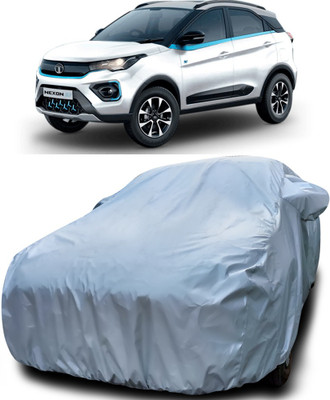 APNEK Car Cover For Tata Nexon (With Mirror Pockets)(Silver)