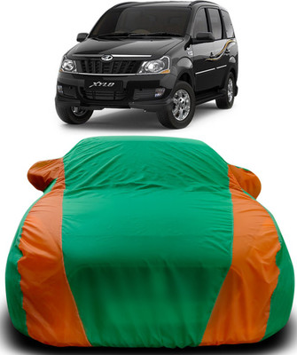 APNEK Car Cover For Mahindra Xylo (With Mirror Pockets)(Green, Orange)