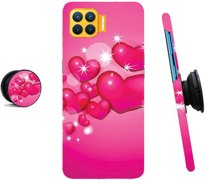 My Swag Back Cover for Oppo F17,Oppo A73 2020.(Pink, Cases with Holder, Pack of: 2)