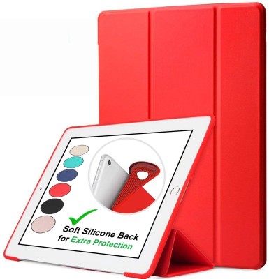 DuraSafe Cases Flip Cover for Apple iPad mini 4 7.9 inch(Red, Dual Protection, Silicon, Pack of: 1)