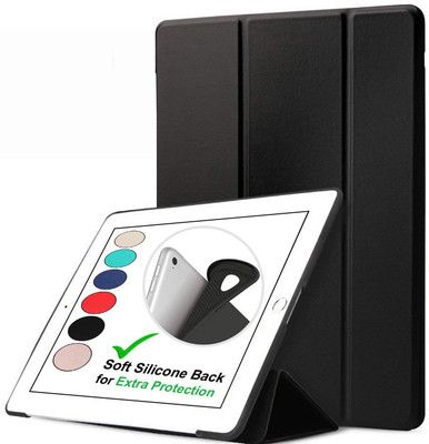 DuraSafe Cases Flip Cover for iPad PRO 10.5 Inch 2017 Air 3rd Gen 2019 [ Air 3 ] Shock Proof Magnetic Dual Angle Stand Case(Black, Dual Protection, Silicon, Pack of: 1)