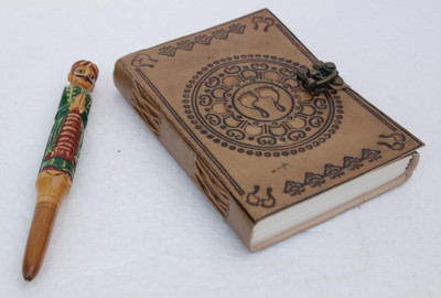 White Box Handmade A6 Diary Unruled 100 Pages(Brown)