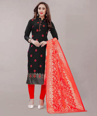 FASHION YOU Jacquard Self Design Salwar Suit Material