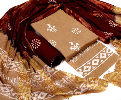 FABZOID Pure Cotton Printed Salwar Suit Material