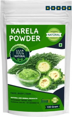 NATURAL AND HERBAL PRODUCTS Karela Powder (Bitter Melon, Momordica Charantia) For Skin Care(Face Mask) and Hair Growth - 100 Gram(100 g)