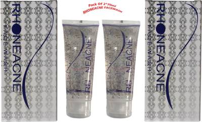 RHONEACNE Acne Porne Skin FaceWash ( Pack Of 2*70ml ) Face Wash
