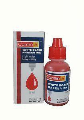 Kokuyo Camlin White Board Marker Pen 15 ml Marker Refill(Red)