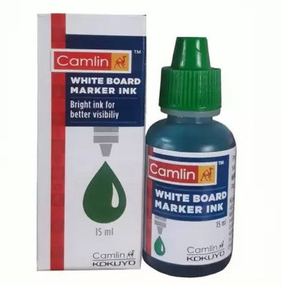 Kokuyo Camlin Permanent Marker Pen Green Ink 15 ml Marker Refill(Green)