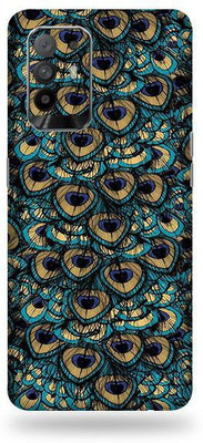 OggyBaba oppo f19 pro, oppo f19pro Mobile Skin(Sparkling Peacock Feather)
