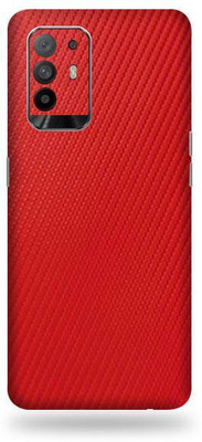 OggyBaba oppo f19 pro, oppo f19pro Mobile Skin(3D Charming Red Carbon Fibre)