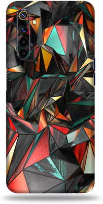 OggyBaba realme 6i, Realme6i Mobile Skin(Red Polygon With Gloss Finish)