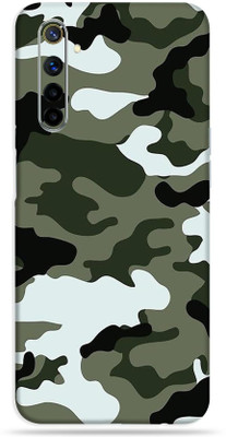 Satisfactory Realme 6, Realme6 Mobile Skin(Winter Army Camouflage With Matte Finish)