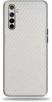 OggyBaba realme 6i, Realme6i Mobile Skin(3D Milky White Carbon Fibre)