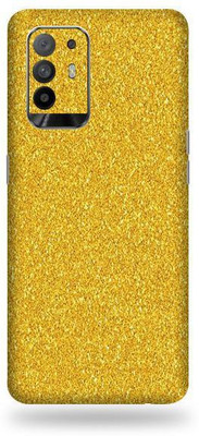 OggyBaba oppo f19 pro, oppo f19pro Mobile Skin(Golden Glitter)