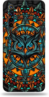 Satisfactory Realme 6, Realme6 Mobile Skin(Mighty Owl With Gloss Finish)