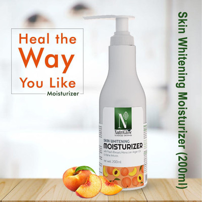 Nutriglow Advanced Organics Skin Whitening Moisturiser: 200 ml(200)