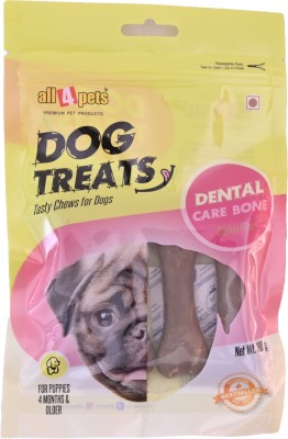 All4pets Dental Care Bone Chicken Flavour-100gm(For Puppies) Chicken Dog Treat(100 g)