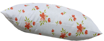Swikon star Microfibre Floral Sleeping Pillow Pack of 1(White)