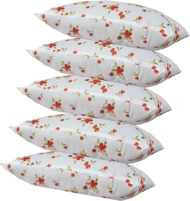 Swikon star Microfibre Floral Sleeping Pillow Pack of 5(Multicolor)