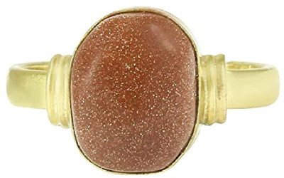 KUNDLI GEMS Stone Quartz Gold Plated Ring