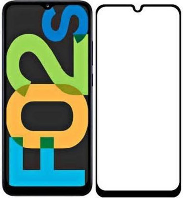 AKSHUD Edge To Edge Tempered Glass for Samsung Galaxy F02s(Pack of 1)