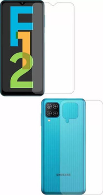 DOWRVIN Front and Back Tempered Glass for SAMSUNG GALAXY F12(Pack of 1)