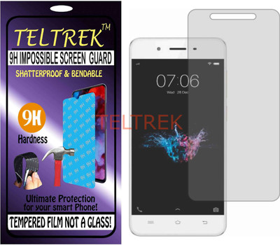 TELTREK Tempered Glass Guard for VIVO 1610 (Y55S) (Flexible, Unbreakable)(Pack of 1)