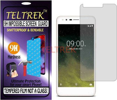 TELTREK Tempered Glass Guard for LAVA Z70 (Flexible, Unbreakable)(Pack of 1)