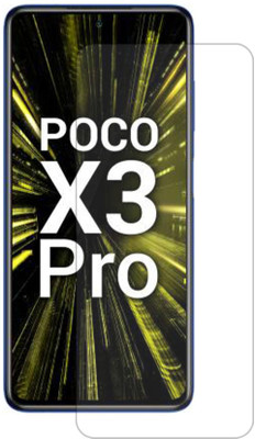 Express Buy Tempered Glass Guard for POCO X3 Pro(Pack of 1)
