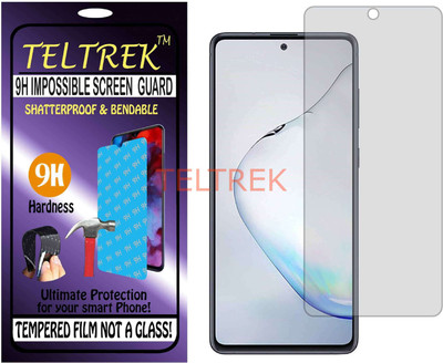 TELTREK Tempered Glass Guard for SAMSUNG GALAXY NOTE10 LITE (Flexible, Unbreakable)(Pack of 1)