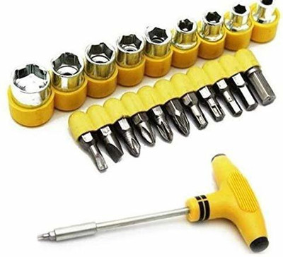 chalodiya sales 24 PCS T SHAPE SCREWDIVER SET Ratchet Screwdriver Set(Pack of 24)