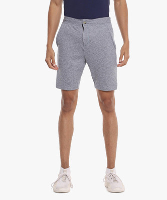 CAMPUS SUTRA Solid Men Grey Regular Shorts