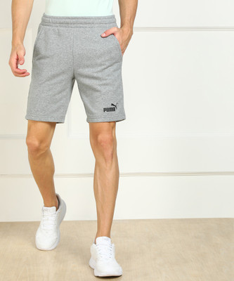 PUMA Solid Men Grey Regular Shorts