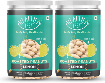 Healthy Treat Roasted Peanuts - Lemon Combo 400gm (Pack of 2 200 gm Each)(2 x 200 g)