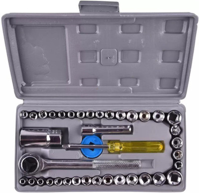 UZAN 40 Pcs socket set Socket Set(Pack of 40)