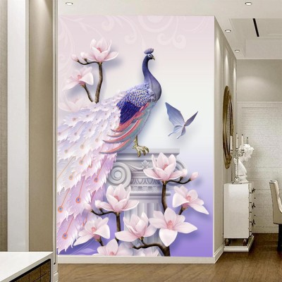 AY FASHION 71.12 cm 3D Wallpaper Large painting Wall Sticker Self Adhesive Vinly Print Decal for Living Room, Bedroom, Kids, office ,Hall etc,_028 Self Adhesive Sticker(Pack of 1)
