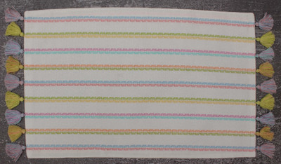 COTTON CANDY Rectangular Pack of 4 Table Placemat(Multicolor, Cotton)