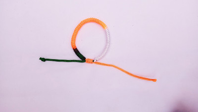 wiffo Orange, White, Green Thread(0.5 m Pack of1)