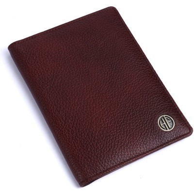 Hammonds Flycatcher Genuine Leather RFID Blocking Passport Holder Cover Case Travel Wallet(Brown)