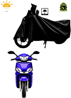 CARSHIELD Waterproof Two Wheeler Cover for Mahindra(Gusto, Black)